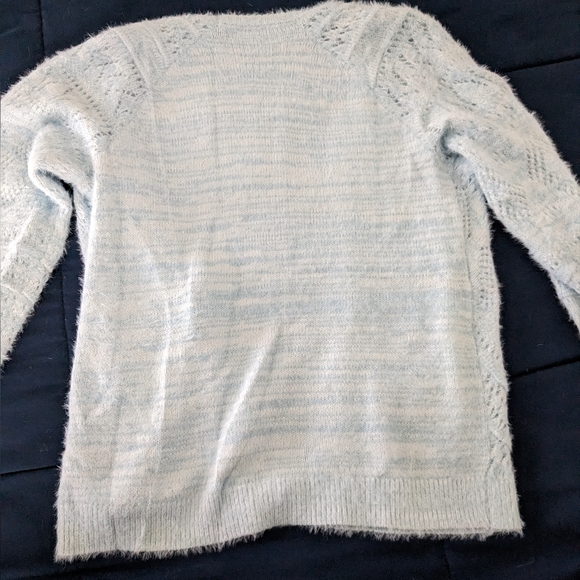 Fluffy blue cardigan - Picture 4 of 4